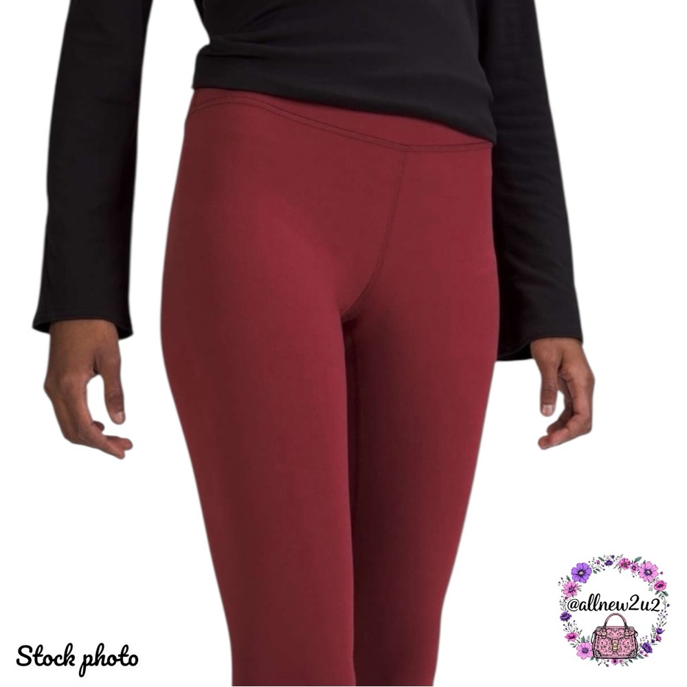 Lululemon Wunder Under High-Rise Tight 28" *Full-On Luxtreme Mulled Wine Size 8